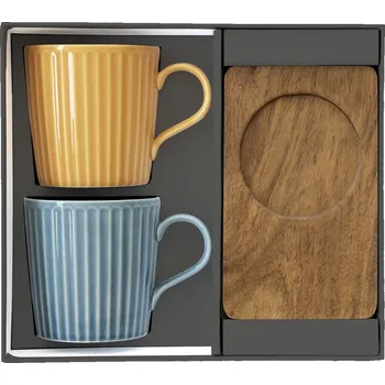 jídelní souprava Easy Life Porcelánové šálky a podšálky Take A Break Design 2