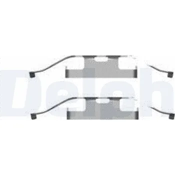Přislušenství brzdového systému Sada příslušenství, obložení kotoučové brzdy DELPHI LX0596