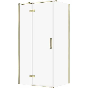 CERSANIT 3D Sprchový kout Cersanit Jota 80x100x195 čiré sklo zlatý levý, S160-036 S160-036