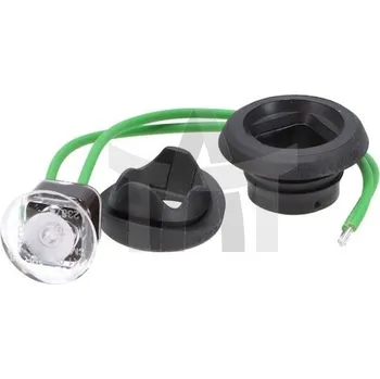 Přídavný světlomet Lampa obrysová LED zelená 12/36V kulatá FT-074ZIELLED