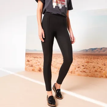 Dámské legíny Legíny s prošitými puky černá 42/44