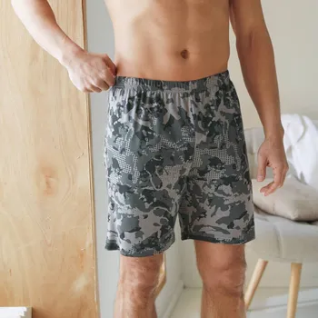 Pánské oblečení Pyžamové šortky s potiskem šedá/černá 68/70