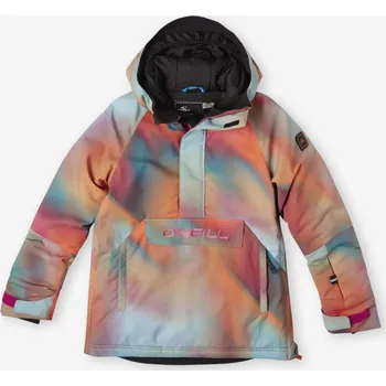 O'Neill Dívčí Modro-oranžová holčičí zimní bunda O'Neill O' RIGINALS ANORAK Oranžová 128 (1977290)