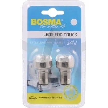 Autožárovka Žárovka 24V LED BAY15D 12xLED bílá BOSMA 7156