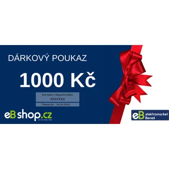 Dárkový potravinový koš On-line dárkový poukaz v hodnotě 1000 Kč