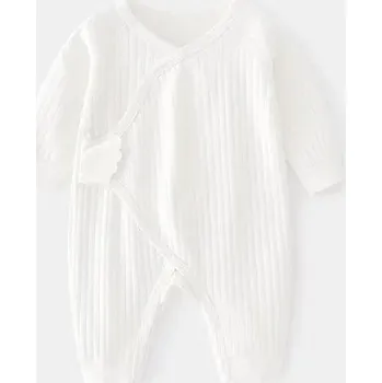 Kojenecký overall Bavlněný overal pro miminka s potiskem na jaro a podzim Velikost: 1M, Barva (Varianta): wing white