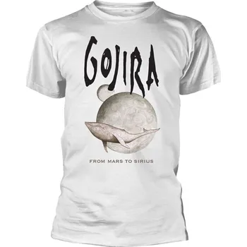 Gojira Whale From Mars White 2XL Tričko