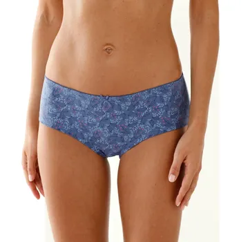 Dámské spodní prádlo Sada 4 kalhotek shorty s potiskem páva modrá 38/40