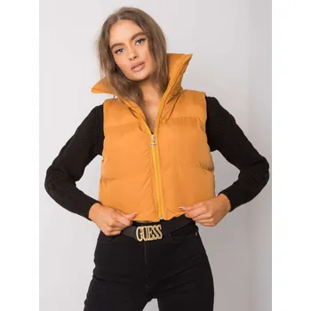Dámská vesta ex moda Vesta -EM-KZ-898.30 Barva: Žlutá, Velikost: S/M