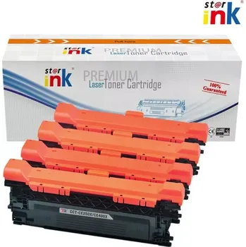 Počítač Starink sada tonerů 507X - CE400X Bk + C/M/Y pro tiskárny HP