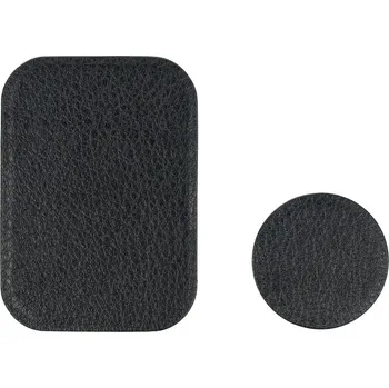 OEM 2x náhradní magnetická destička k držákům černá / PU leather