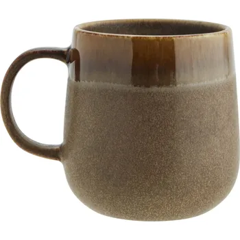 MADAM STOLTZ Kameninový hrnek Brown