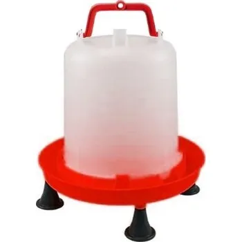Napáječka pro ptáka River Systems Srl. Napáječka pro drůbež plastová klobouková, 15 l, bajonet se zátkou, s nožičkami