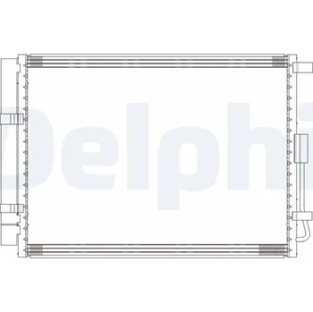 Výparník klimatizace Kondenzátor, klimatizace DELPHI CF20304