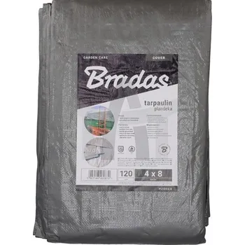 Krycí plachta Plachta zesílená stříbrná 4x8 m Bradas 10152