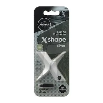 Vůně do auta Vůně do auta AROMA CAR X-SHAPE stříbrná MTMP108977