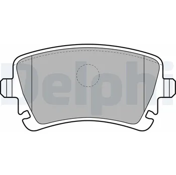 Brzdová destička Sada brzdových destiček, kotoučová brzda DELPHI LP1920