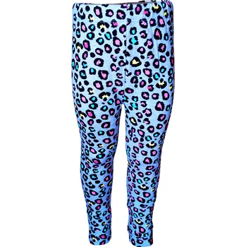 Dívčí legíny MINOTI levhart šedé Barva: Šedá, Velikost: 116/122