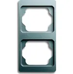 Rámeček dvojnásobný, svislý ABB Alpha Exclusive 1754-0-4126 - titanová (2CKA001754A4126) + dárek zdarma