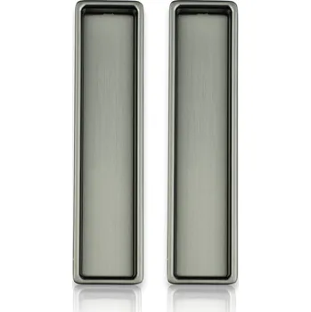 Nábytkové kování COBRA MUŠLE M101 HRANATÁ Provedení: BEZ OTVORU, Povrch: TITAN