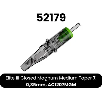 Tetovací jehla Elite III Magnum :: Elite III Closed Magnum Medium Taper 7, 0,35mm, AC1207MGM