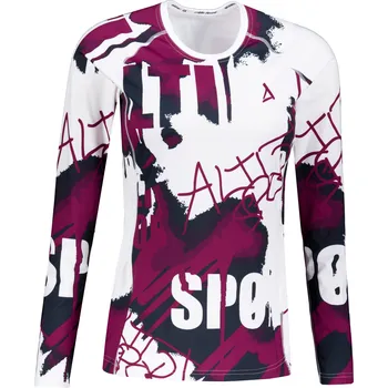 Dámské tričko Dámské funkční tričko s dlouhým rukávem premium ALTISPORT VOJ/ALW076TR03 WHITE/WINE XS