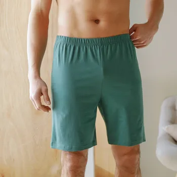 Dámské pyžamo Pyžamové jednobarevné šortky tmavě zelená 36/38