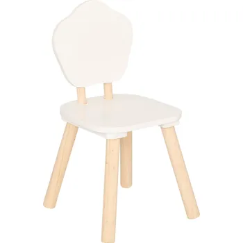 Atmosphera for kids Dětská dřevěná židlička nohy FJELLA, mráček