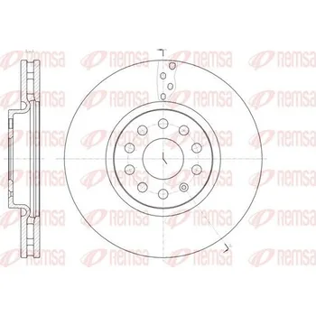 Brzdový kotouč Brzdový kotouč REMSA 61479.10