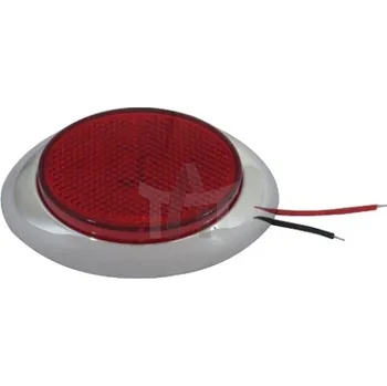 Přídavný světlomet Lampa obrysová LED oválná červená 16-1165R