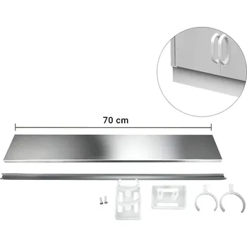 Pec na pizzu G.Gastro Nerezový sokl - délka: 70 cm