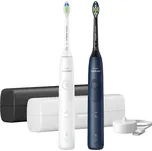 Philips Sonicare 5500 HX7119/01 sonické zubní kartáčky 1+1 ks bílý + tmavě modrý