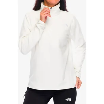 Dámská móda Dámská mikina The North Face Glacier Fleece 1/4 Zip Jacket - white dune