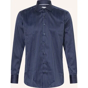 Pánská košile 1863 By Eterna Pánská Košile Modern Fit, tmavě modrá / bílá, 40