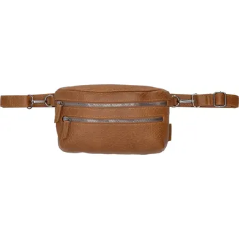 Ledvinka Hnědá dvojitá kožená ledvinka „Shade“