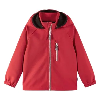 Dívčí bunda Dětská softshellová bunda Reima Vantti Dětská velikost: 110 / Barva: tmavě červená