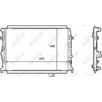 Chladič motoru Chladič, chlazení motoru NRF 58398