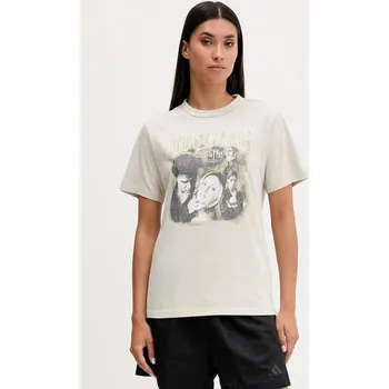 Bavlněné tričko adidas Originals 20th Century Fox Disney JX1282 béžová 80X, vel. M