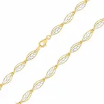 Zlatý náhrdelník Elenis ze žlutého a bílého zlata - 6 mm varianta 42 cm FNN1592NGYW-42 cm