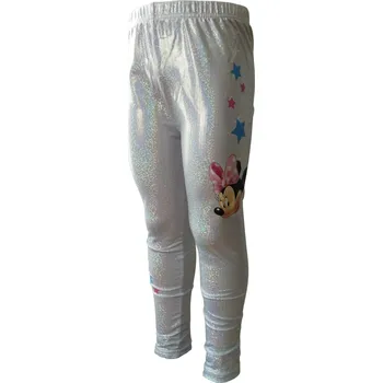 Eplusm Legíny MINNIE holografické poly třpytivé Barva: Stříbrná, Velikost: 110