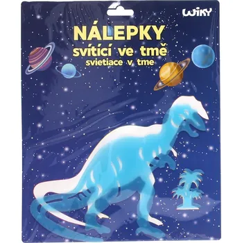 wiky Samolepky svítící ve tmě DINOSAUŘI T-Rex Barva: Modrá