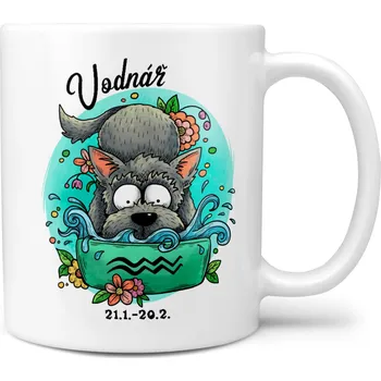 Hrnek 330 ml Psí znamení - Vodnář