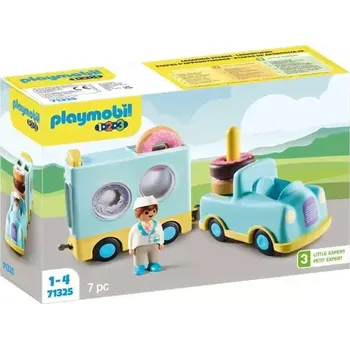 Hračka Playmobil® Junior 71702 Bláznivý Donut Truck s funkcí ukládání a třídění (P 71702)