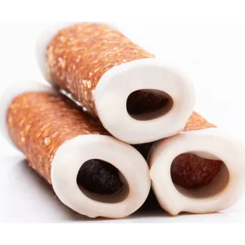 Sušené ovoce Jablečné trubičky s jogurtovou polevou 500ks GASTRO