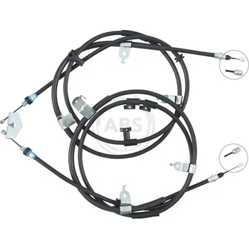 Lanko parkovací brzdy Tažné lanko, parkovací brzda A.B.S. K14044