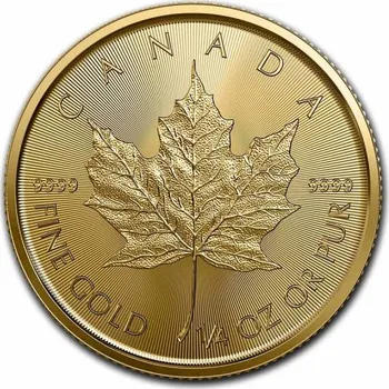 Zlatá mince 1/4 Oz Maple Leaf různé roky