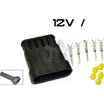 Elektrická zásuvka Konektor AMP SUPER SEAL 5 pin zásuvka AMP5-KR/G