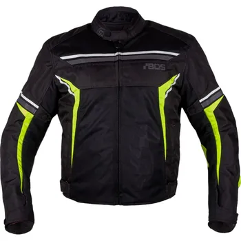 Moto bunda BOS Pánská moto bunda Laganas Black/Yellow - L