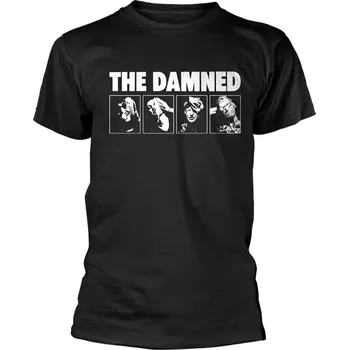 The Damned Headshots Black 2XL Tričko