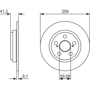 Brzdový kotouč Brzdový kotouč BOSCH 0 986 479 766